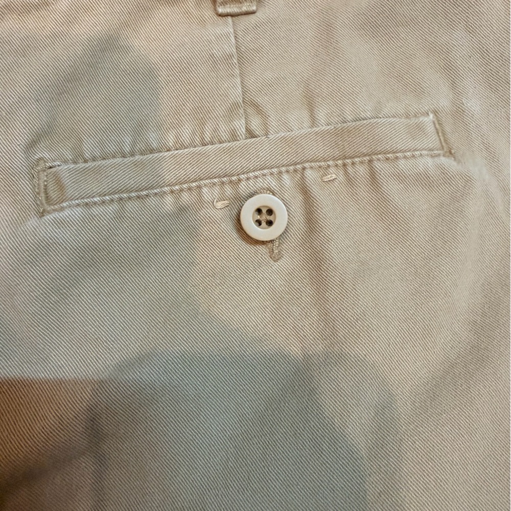 Bass Men’s Khaki Chino Pants Size 33x30 Classic Fit Cotton Casual Work - Picture 5 of 8